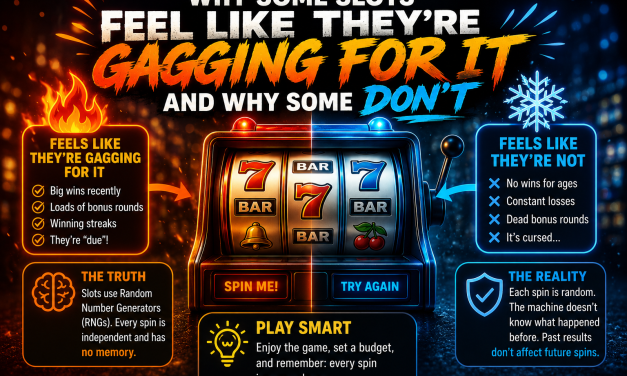 Slot Mechanics Explained: Why Slots Feel Like They’re Gagging For It And Some DON’T